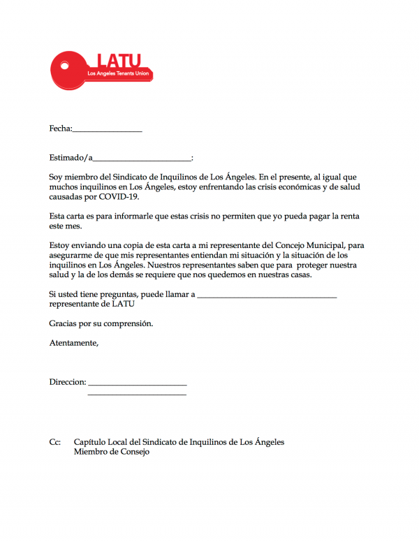 Sí, Renta No! FOOD NOT RENT LA COMIDA SI RENTA NO LA
